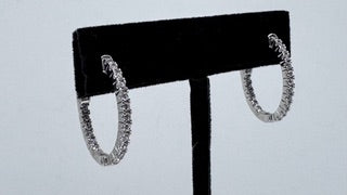 CZ Hoop Earrings