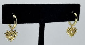 Heart Charm Earrings